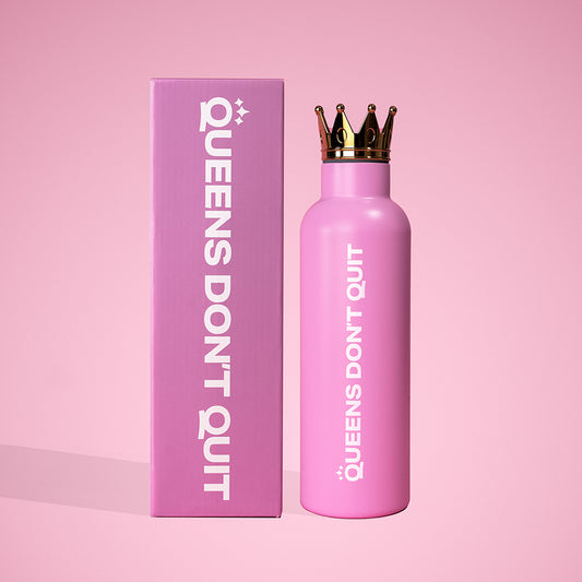 Queens Don't Quit Crown Water Bottle - Limited Edition