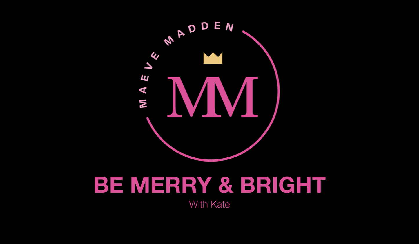 Week 3- Be Merry & Bright with Kate *YOGA* - 1st December