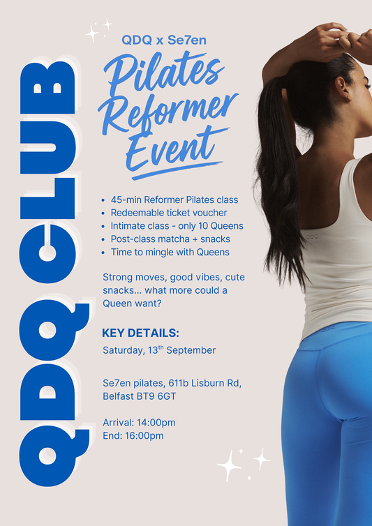 TICKET: QDQ Club Pilates Event - 13th September Belfast